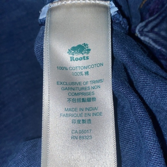 Roots Canada long sleeve 100% cotton Henly shirt - Picture 9 of 9